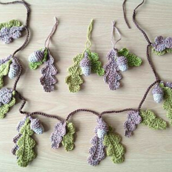 Vintage Crochet necklace handmade - Picture 3 of 4